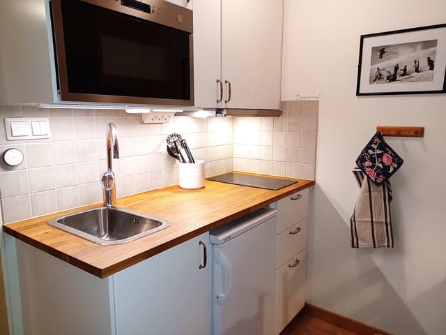 Studio i centrala Åre nära skidliftar, torg och restauranger, upp till fyra gäster