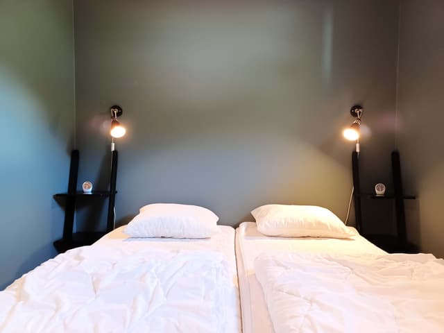 Lägenhet intill backen nära Åre torg med balkong, lift nära och skidförvaring