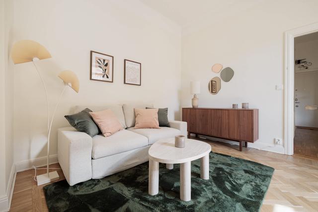Interior of a charming St. Eriksplan apartment in central Stockholm