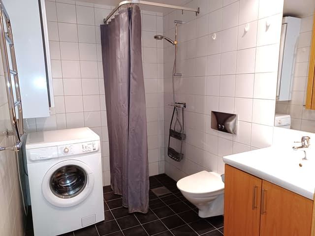 Two-bedroom apartment near Åre lifts with ski storage, drying cabinet, washer and garage parking