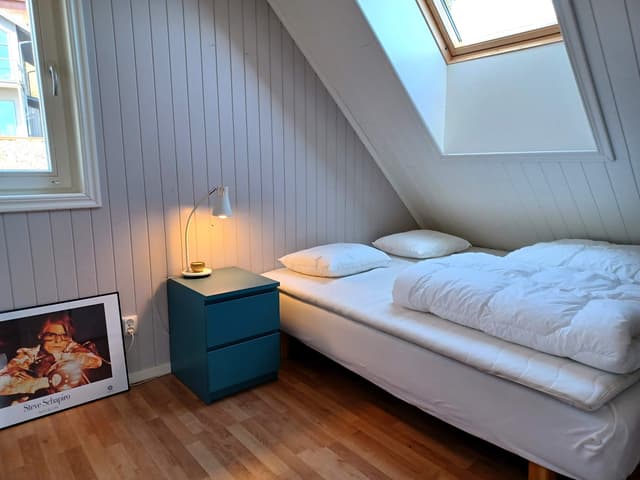 Rymligt ski-in/ski-out boende i Tegefjäll, 20 m från pisten, med bastu och skidförråd