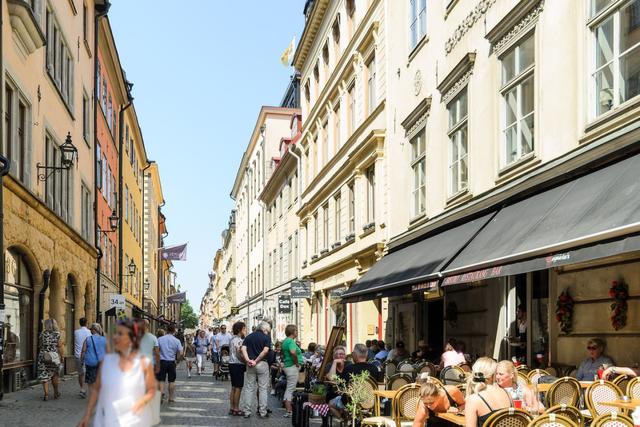 Radhus nära Skeppsbron i Stockholms Gamla Stan