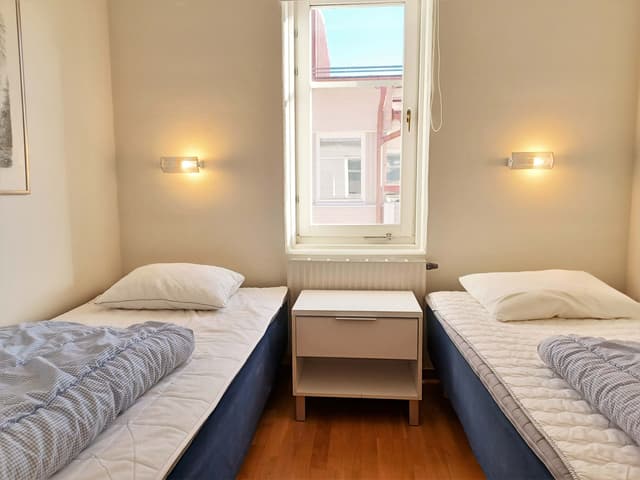 Lägenhet vid skidbacken nära Åre torg i Åre med balkong, sjöutsikt och privat bastu