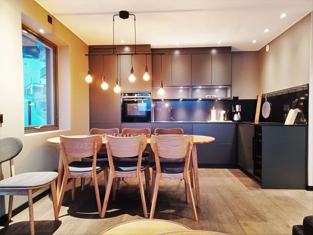 Contemporary apartment in Åre with private sauna and partially glazed balcony near the slopes