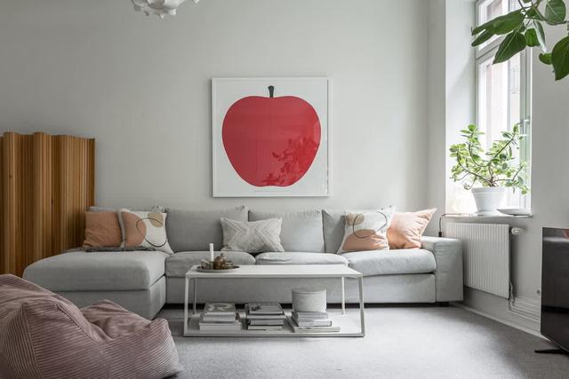 Two-bedroom apartment with private balcony overlooking courtyard in Vasastan, Stockholm