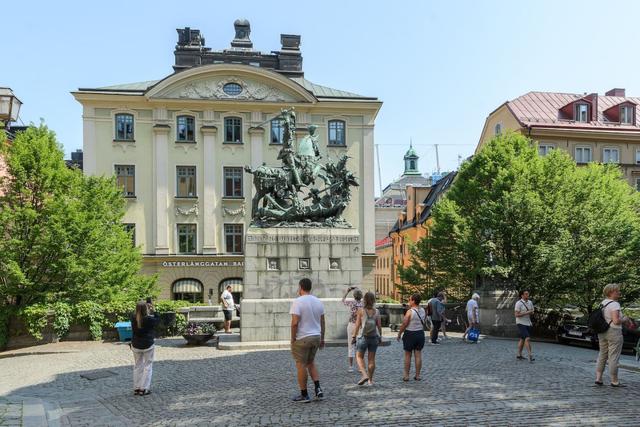 Radhus nära Skeppsbron i Stockholms Gamla Stan