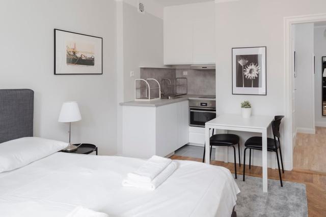 Refurbished flat near Mariatorget, Stockholm with modern amenities.