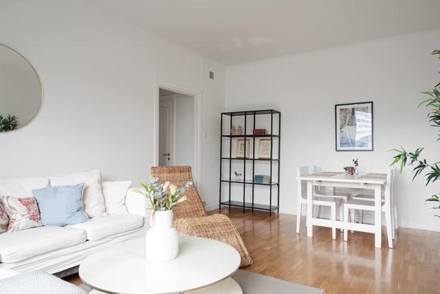 Modern kitchen in Stockholm apartment near Södermalm