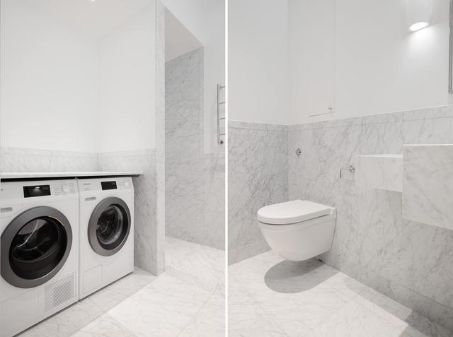 Skandinavisk lägenhetsinteriör med privat balkong i Östermalm, Stockholm
