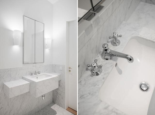 Scandinavian-style apartment interior with private balcony in Östermalm, Stockholm