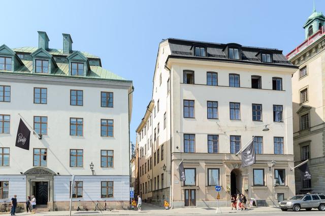 Radhus nära Skeppsbron i Stockholms Gamla Stan