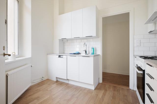 Interiör av charmig lägenhet på St. Eriksplan i centrala Stockholm