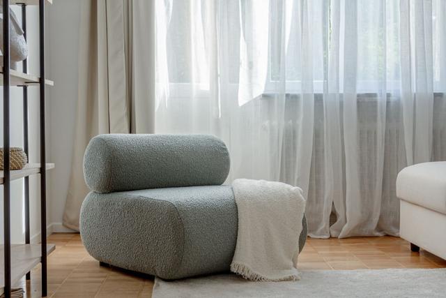 Bright living room in Sundbyberg apartment.