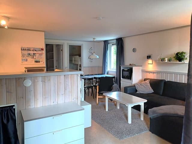 Family-friendly ski apartment in Björnen, close to kids’ ski area, grocery store, ski bus and ski rental