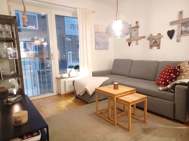 Lägenhet nära Åre torg och skidliftar med parkering, skidförråd, torkskåp och tvättmaskin