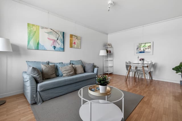 Möblerad lägenhet nära Avicii Arena i Stockholm med privat balkong, nära Södermalm