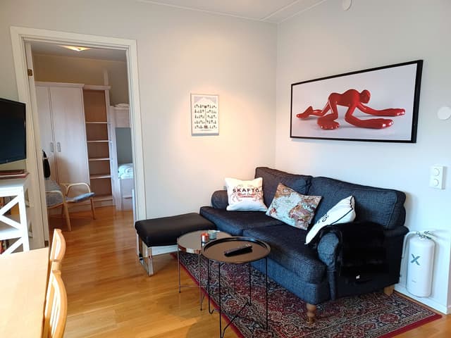 Tvårumslägenhet i Hummeln, Åre nära skidlift och Åre torg, med våningssängar för sex