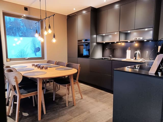 Contemporary apartment in Åre with private sauna and partially glazed balcony near the slopes