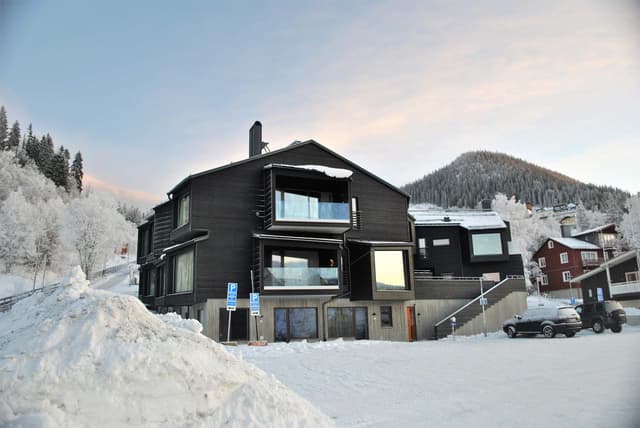 Spacious apartment in Åre near Åre Square, walk to ski lifts, slopes, restaurants, with sauna and fireplace