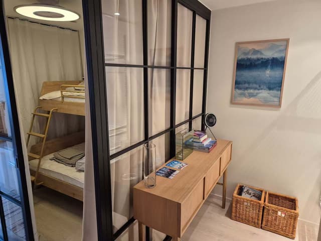 Modern lägenhet i Åre by med privat bastu, golvvärme, fri parkering och skidförråd