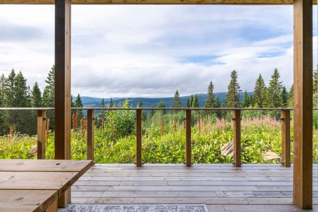 Björnen area apartment with lake and mountain views.