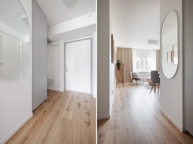 Ljust vardagsrum, modernt kök, mysigt sovrum och fräscht badrum i SoFo-lägenhet, Stockholm