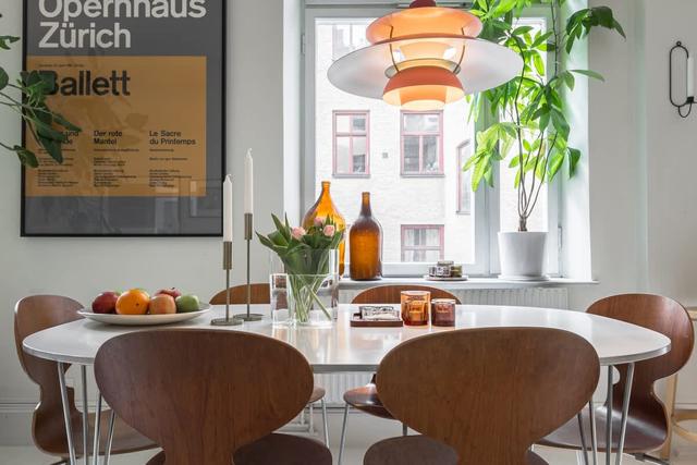 Two-bedroom apartment with private balcony overlooking courtyard in Vasastan, Stockholm