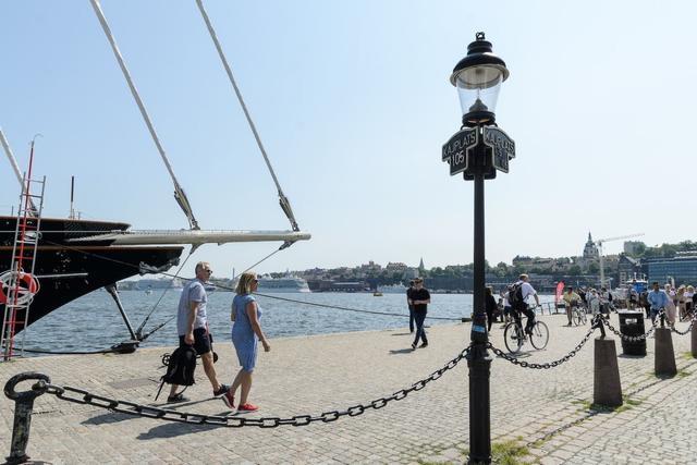 Radhus nära Skeppsbron i Stockholms Gamla Stan