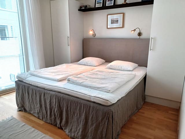 Apartment in central Åre near ski slopes and village square, with ski storage and garage parking