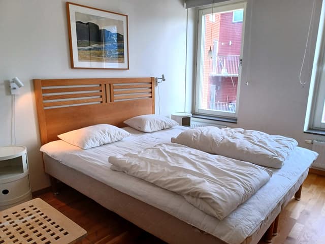 Lägenhet nära Åre torg med privat bastu, balkong och garageparkering