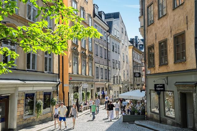 Radhus nära Skeppsbron i Stockholms Gamla Stan