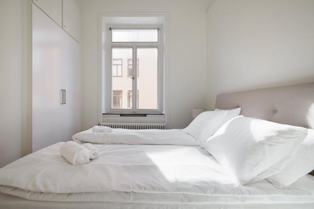 Interiör av charmig lägenhet på St. Eriksplan i centrala Stockholm