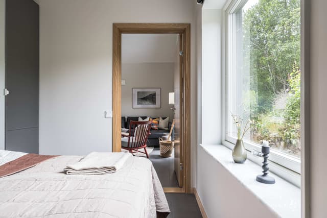 Modernt fristående fjällhus med öppen spis i Årekläppen, Åre
