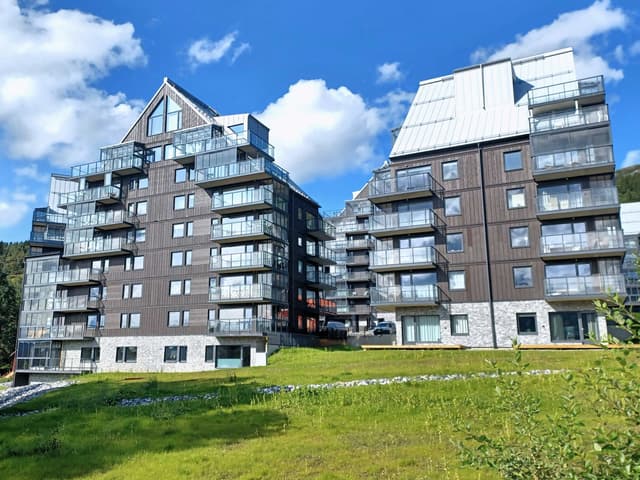 Contemporary apartment in Åre with private sauna and partially glazed balcony near the slopes