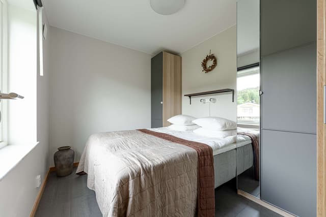 Friliggande fjällhus i Årekläppen, Åre med skandinavisk inredning, öppen spis och privat bastu