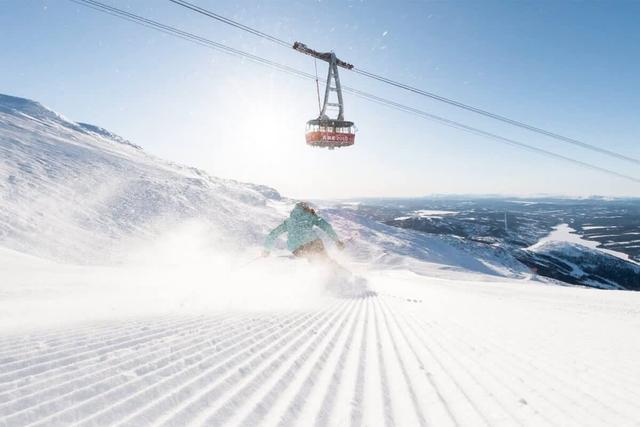 Interiör fjälllägenhet Tottvägen 111 i Åre, skidbackar nära Åre centrum, vandringsled vid Tottvägen 111