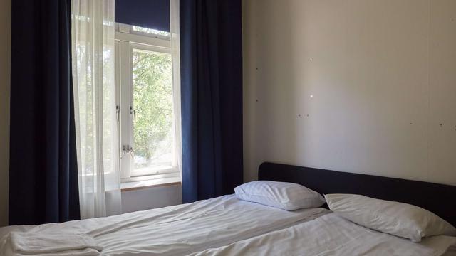 Interiör av ljus tvåsovrumslägenhet i centrala Östersund