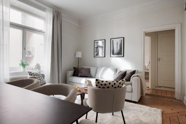 Stylish apartment in historic building near St. Eriksplan, Stockholm.