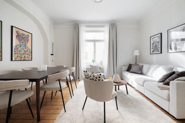 Stylish apartment in historic building near St. Eriksplan, Stockholm.