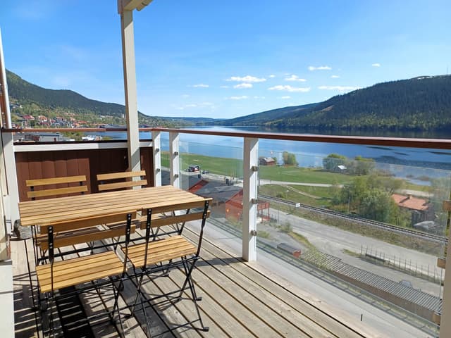 Lägenhet i Olympia, Åre nära VM8-liften, med sjöutsikt och privat bastu