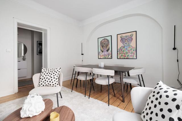 Stylish apartment in historic building near St. Eriksplan, Stockholm.