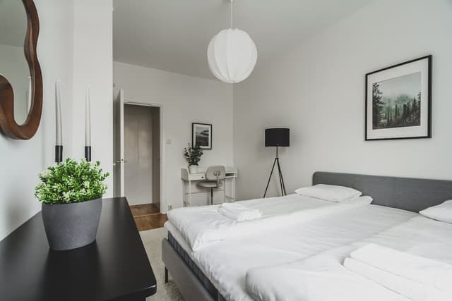Skandinaviskt designad lägenhet i Sundbyberg, nära caféer, restauranger och butiker