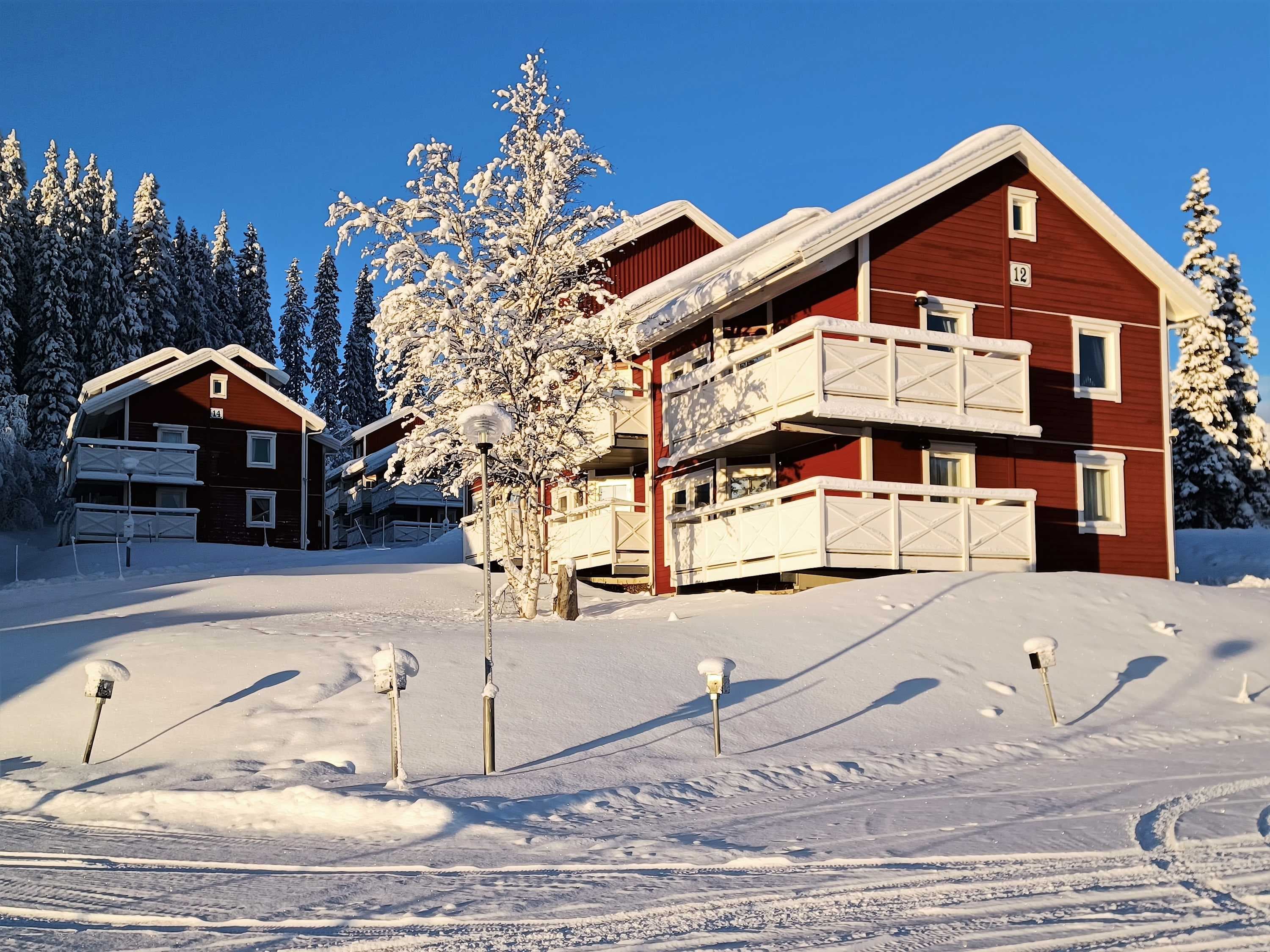 Mysig skidlodge i Björnen med bastu, torkskåp och skidförråd nära barnområde och skiduthyrning