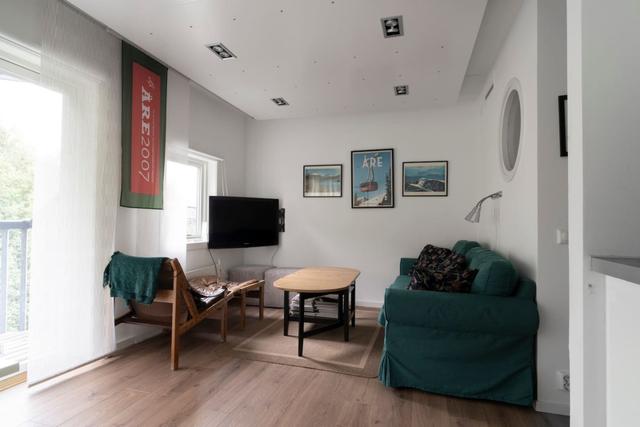 Åre apartment with slope views and convenient lift access.