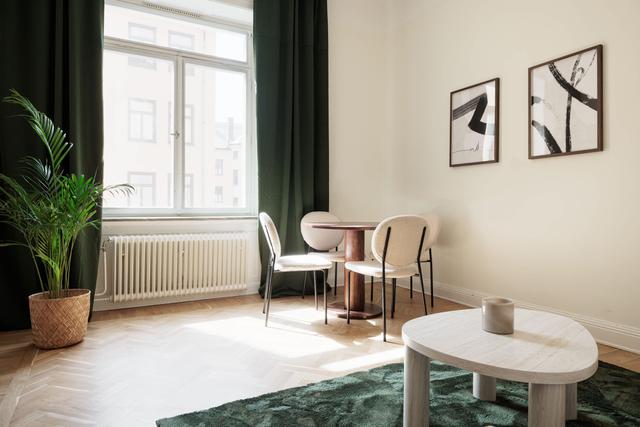 Interior of a charming St. Eriksplan apartment in central Stockholm