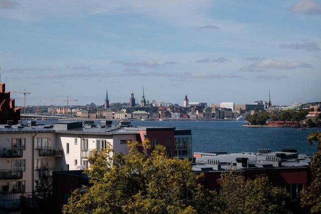 Studio med utsikt över Stockholms inlopp
