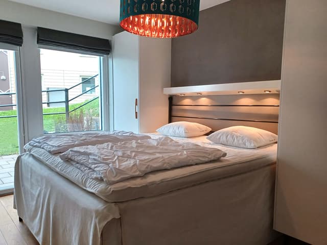 Apartment in central Åre with private sauna, fireplace and patio near ski system, restaurants and shopping