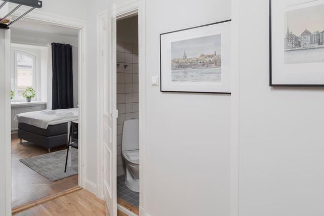 Refurbished flat near Mariatorget, Stockholm with modern amenities.