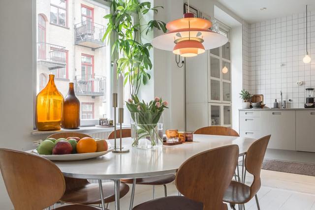 Two-bedroom apartment with private balcony overlooking courtyard in Vasastan, Stockholm