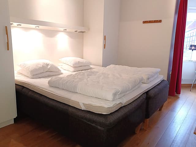 Ski-in/ski-out duplex apartment in Åre with private sauna, balcony and shared ski storage